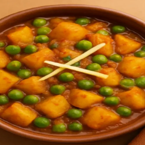 आलू मटरअदरकी रेसिपी